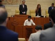 Romero el día de promesa de su cargo. CEDIDA