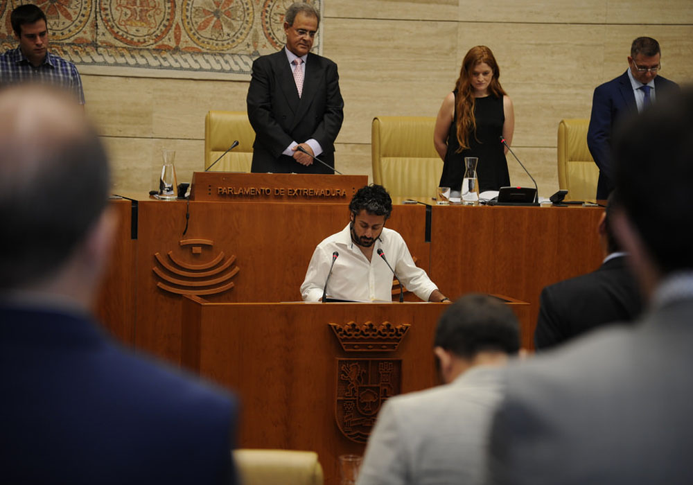 Romero el día de promesa de su cargo. CEDIDA