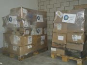 La gala solidaria en favor de los refugiados ha recaudado más de 400 kilos de productos