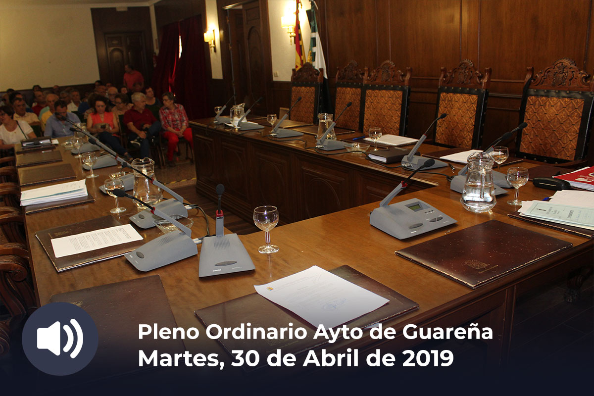 Plenos del Ayuntamiento de Guareña