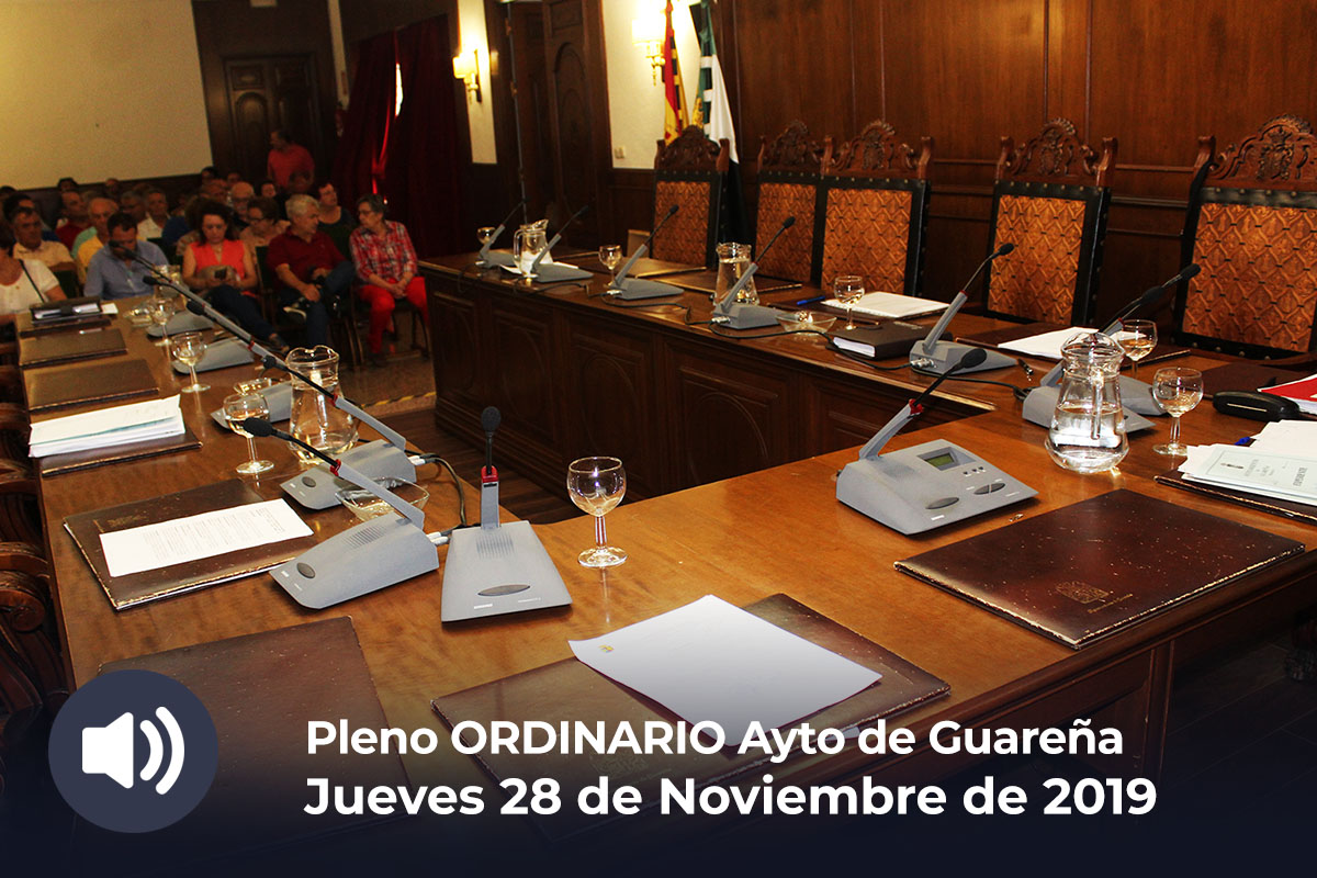 Plenos del Ayuntamiento de Guareña