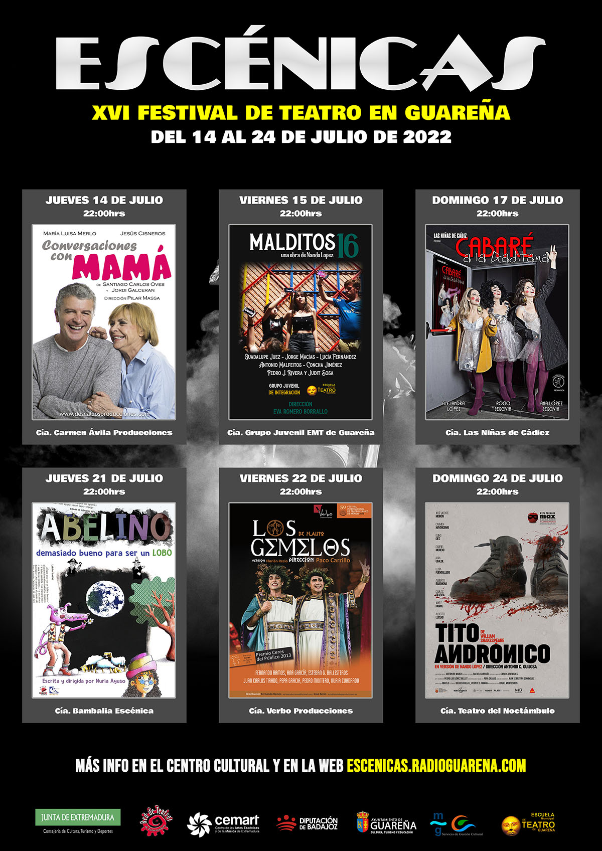 Festival Escénicas de Teatro 2020 en Guareña